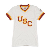 USC Trojans Women's American Needle White California Flag Remote Control T-Shirt